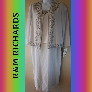 FORMAL 2 PIECE BEADED DRESS & JACKET